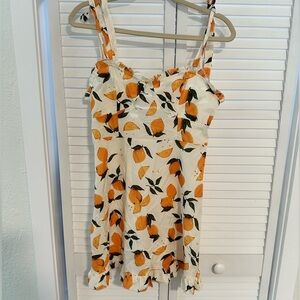 Summer Lemon mini sundress by Cider size M